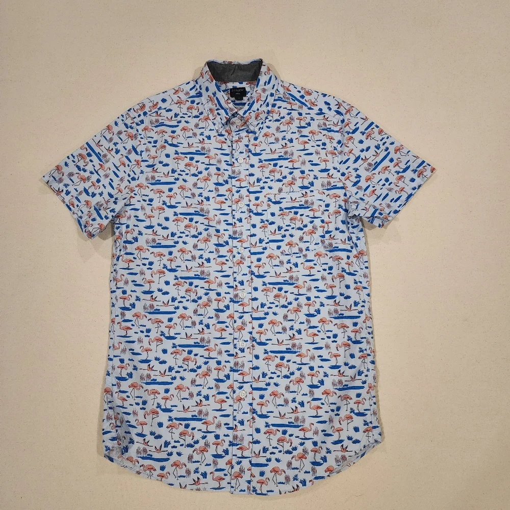 J. Crew Short Sleeve Button Down S